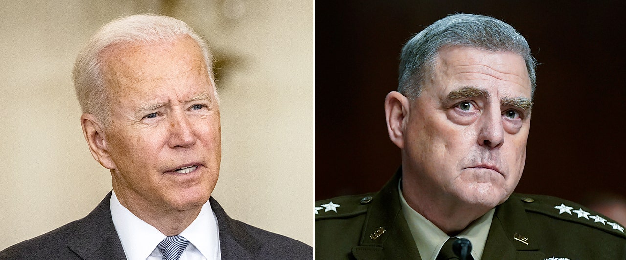 WATCH: Milley says he recommended 2,500 troops stay in Afghanistan, Biden claimed he was never told