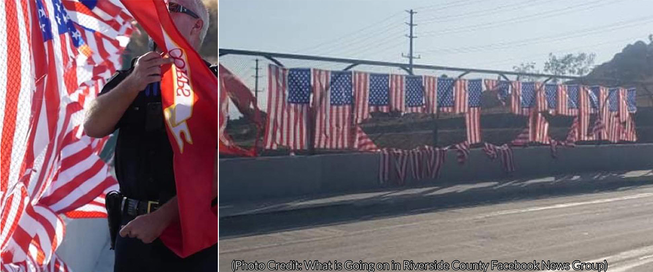 Flags honoring 13 US service members killed in Kabul airport attack vandalized in California