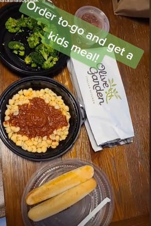 Order THIS at Olive Garden