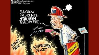 Political cartoon of the day: Trial by fire