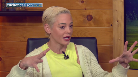 Tucker is joined by Rose McGowan, the actress who is taking on everything from politics to exposing the truth about Hollywood.