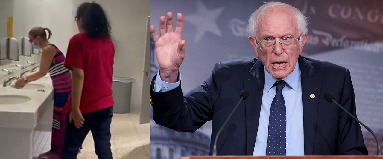 Bernie Sanders refuses to condemn aggressive left-wing activists who cornered Sinema in bathroom