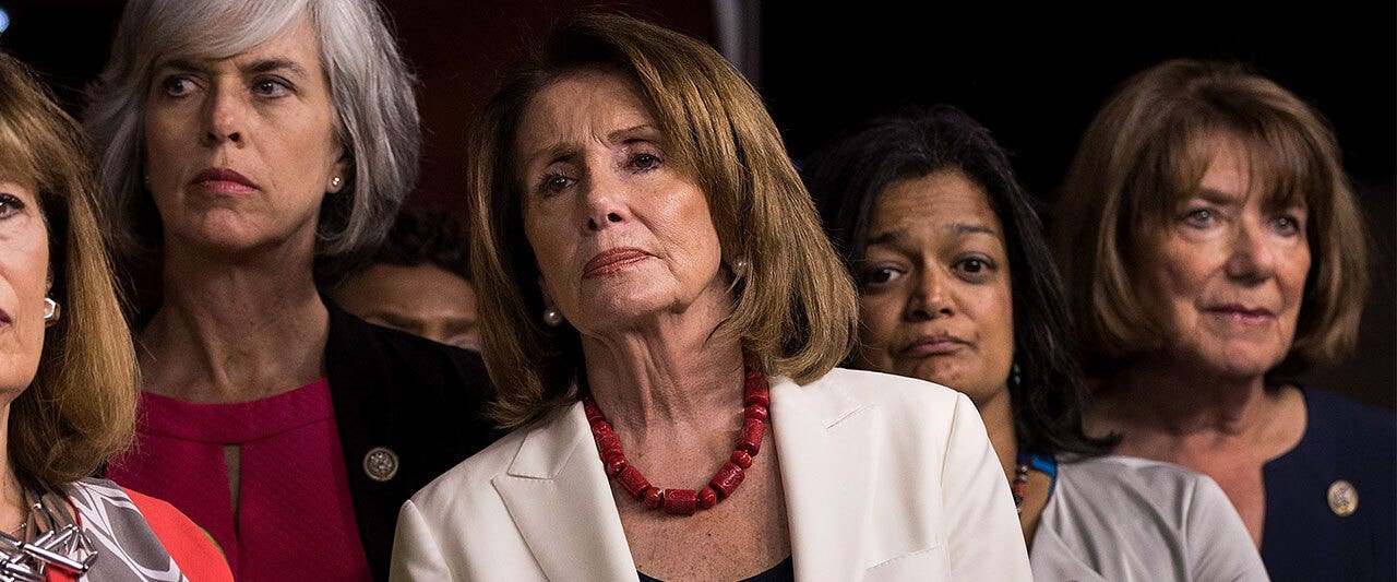Progressives hand Pelosi stunning defeat as far-left takes driver's seat in Democratic Party Progressives hand Pelosi stunning defeat as far-left takes driver's seat in Democratic Party