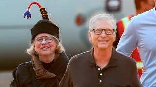 Bill Gates is all smiles as he arrives in NYC ahead of daughter Jennifer's lavish wedding