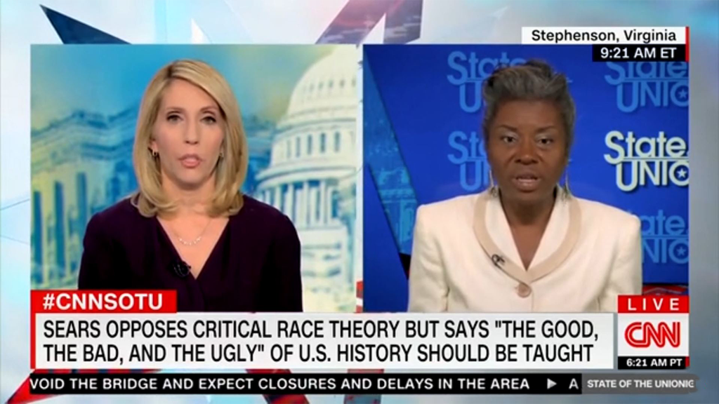 Winsome Sears spars with CNN host about whether CRT is in schools