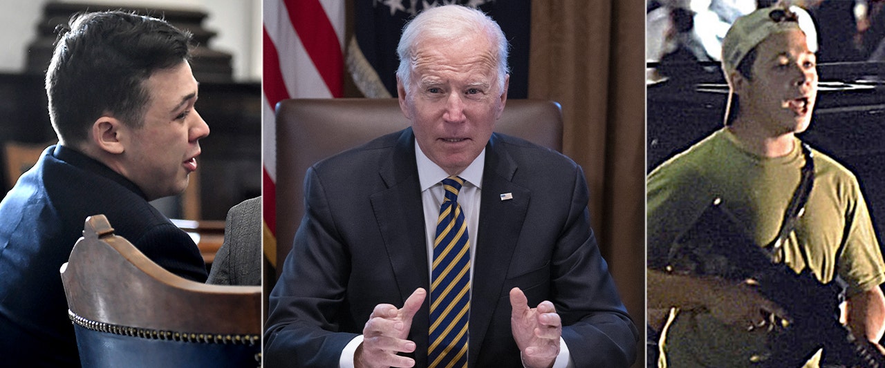 Biden suggests he disagrees with Kyle Rittenhouse acquittal, calls for Americans to protest 'peacefully'