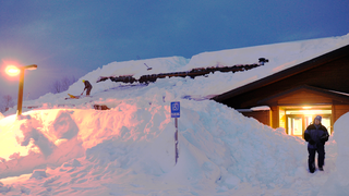 Alaskans brace for a record 12 feet of snow in two days