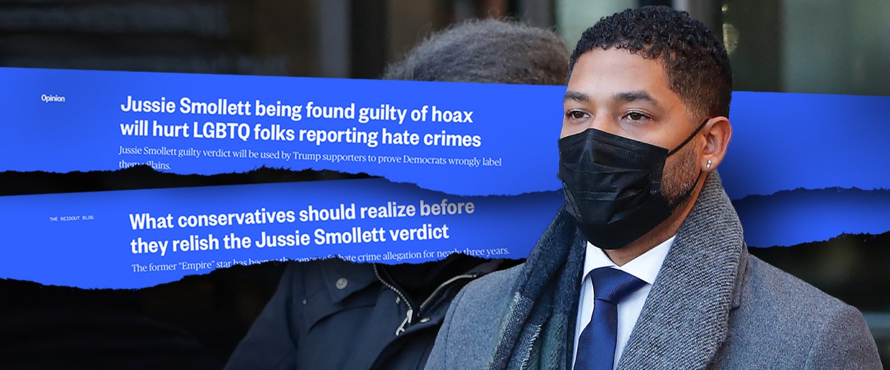 Jussie Smollett faked a hate crime, but liberal media use guilty verdict to bash conservatives