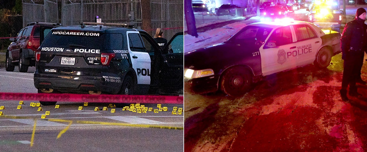 Multiple officers shot in just two days in major cities as violent crime shows no signs of letting up