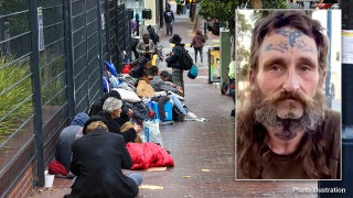 Homeless man touts big gov't checks as city residents plagued by crime