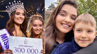 Former Miss Ukraine recounts her escape with son amid Russian invasion