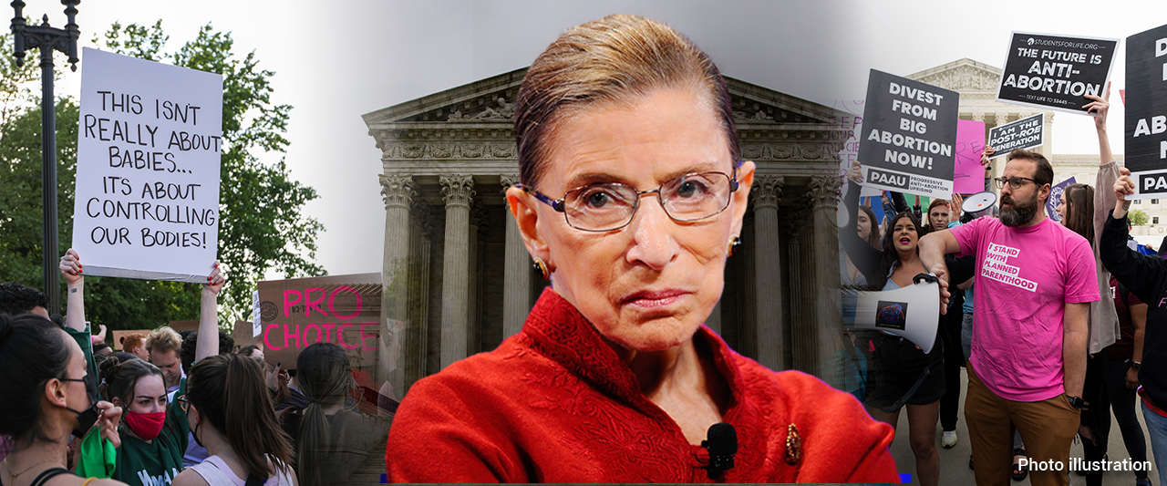 Alito's leaked draft abortion opinion echoes Ruth Bader Ginsburg's warning about Roe v. Wade