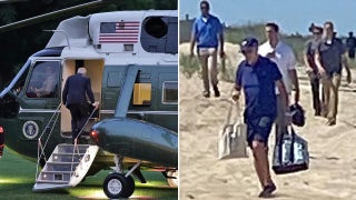 Biden spotted having beach day with Secret Service after security scare