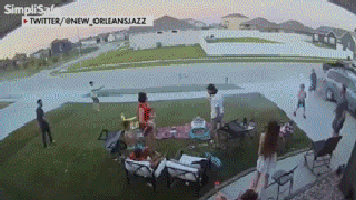 Dramatic 4th of July fireworks explosion caught on camera