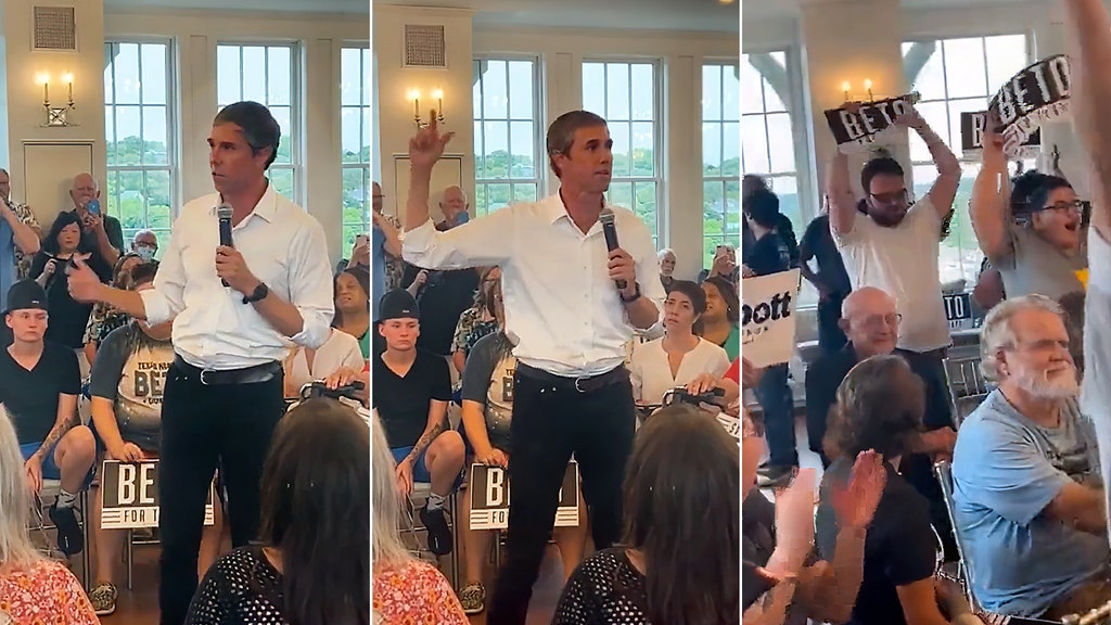 Beto flips out at heckler who chuckles at critique of guns after Uvalde
