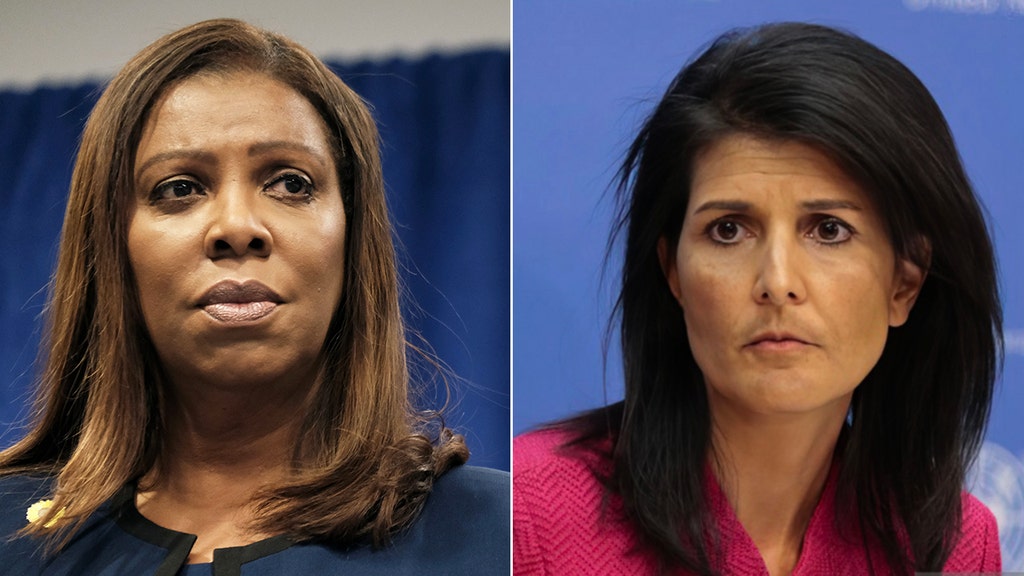 DOJ facing pressure to investigate Letitia James over Nikki Haley tax leak