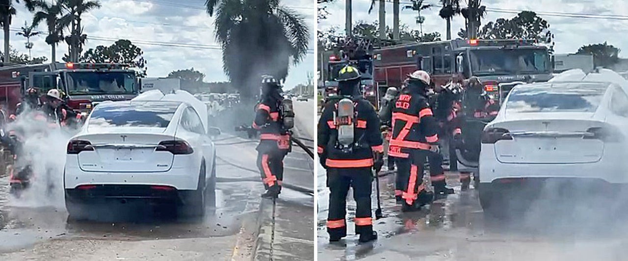 Battery-powered vehicles are exploding from water damage after Hurricane Ian, top Florida official warns