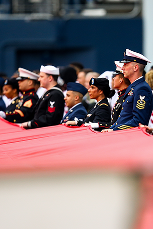 'Grateful for their sacrifices,' says Rev. Graham