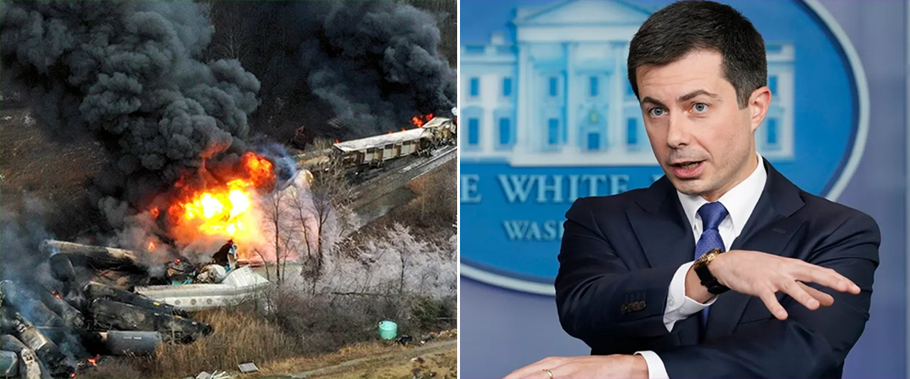 Pete Buttigieg blames Trump as he takes more heat for toxic disaster harming Americans