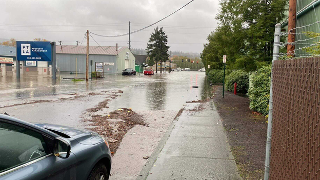 Flooding in Bellingham, Wash.