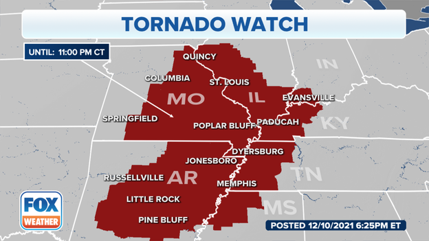 More than 10 million people under a Tornado Watch