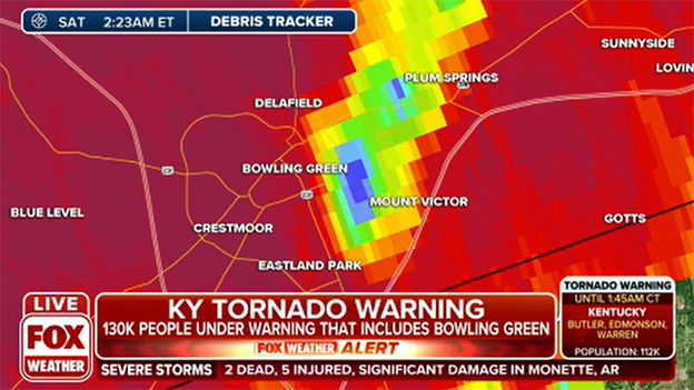 Several tornado warnings issued in central Kentucky