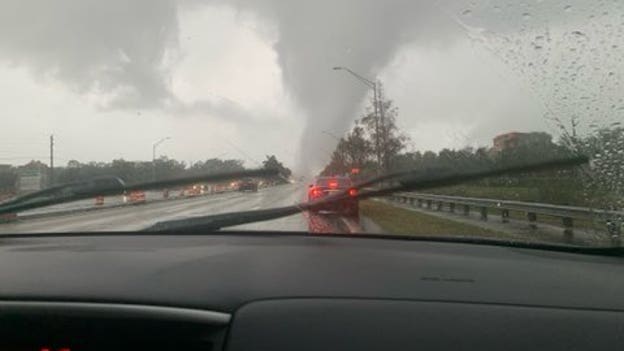 Tornado moves through Naples, Florida, on Sunday