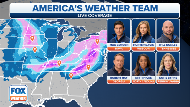 Follow this weekend's winter storm coverage on FOX Weather