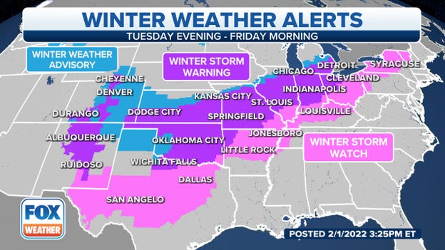 Nearly 90 million Americans under a winter weather alert of some sort