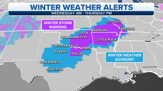 Winter weather alerts up for 7 states