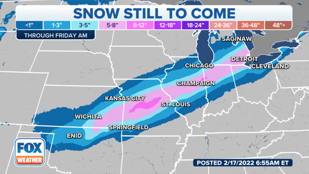 NWS: Snowfall rates of 1-2 inches per hour appear likely