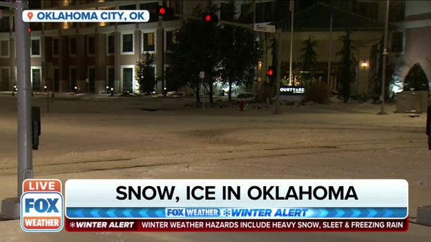 Freezing temps make driving conditions dangerous in Oklahoma City