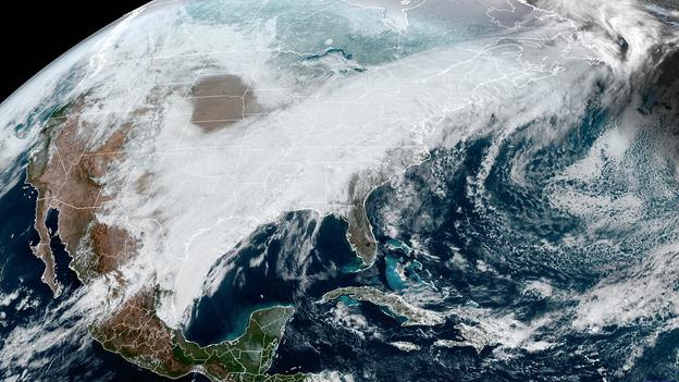 Satellite image shows breadth of storm