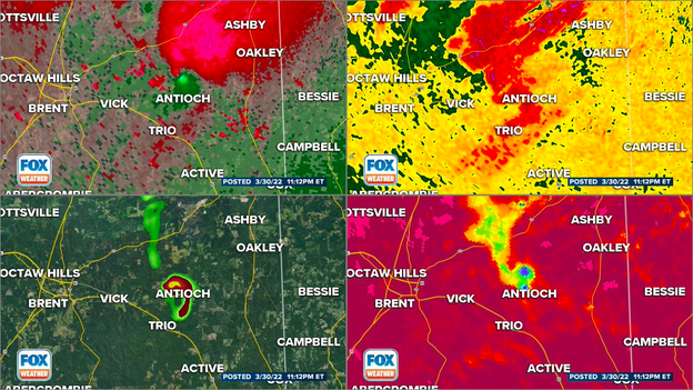 Particularly Dangerous Situation Tornado Warning in Bibb County, Alabama