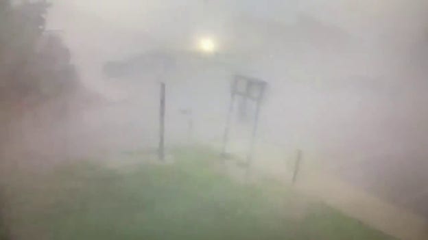 Watch: Video show suspected tornado passing through Newton, Mississippi