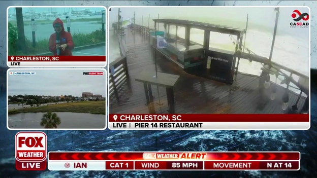 Impacts felt as Hurricane Ian nears Charleston, South Carolina