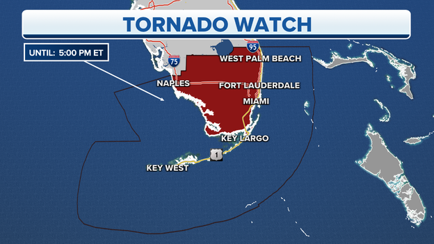 Tornado Watch issued for more than 6 million people in South Florida