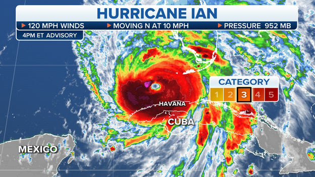 4 P.M. UPDATE: Ian continues slow chug toward Florida