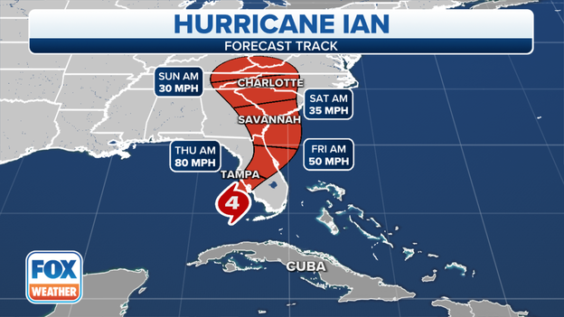 Hurricane Ian to make a catastrophic landfall in Florida Wednesday afternoon