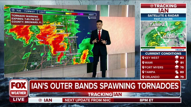 Damaging tornado observed in Broward County, Florida