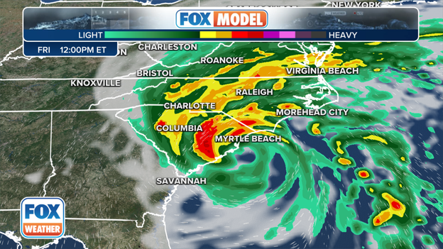 Ian forecast to make final landfall in South Carolina Friday afternoon as a Category 1 hurricane