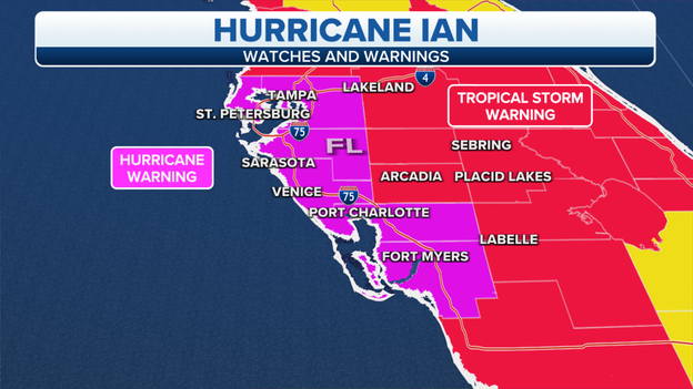 Millions on Florida Coast under Hurricane Warning
