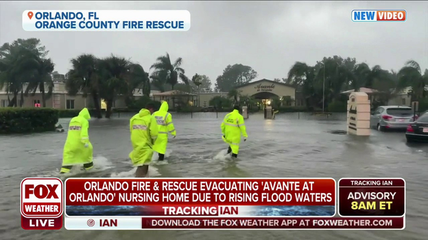 Watch: Nursing home being evacuated in Orlando
