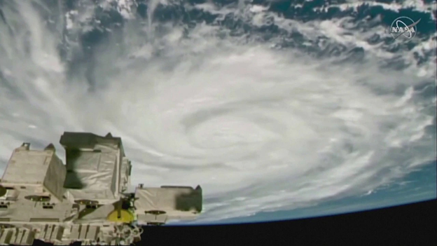 Astronauts record stunning video of Hurricane Ian from space