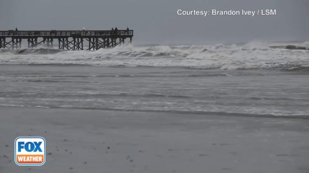 WATCH: Conditions deteriorate in Isle of Palms, South Carolina