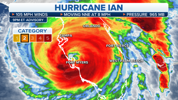 Hurricane Ian S Destructive Winds Spread Across Florida Peninsula Weather Wire