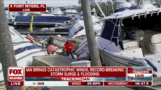 Boats tossed like toys during Hurricane Ian; Resident says storm was strongest he’s ever seen’