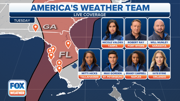 America’s Weather Team is reporting from Florida as the state braces for impact from Hurricane Ian