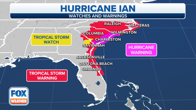 2 A.M. UPDATE: Hurricane Ian closing in on South Carolina coast