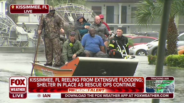 Watch: Water rescues taking place in Kissimmee, Florida, live on FOX Weather